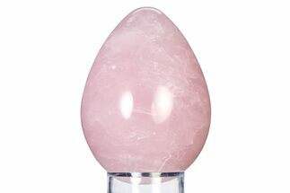 Polished Rose Quartz Egg - Madagascar #318297