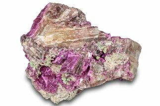Green Kolwezite on Vibrant Cobaltoan Dolomite - DR Congo #317819