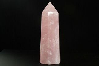 Polished Rose Quartz Tower - Madagascar #318483