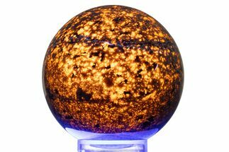 Fluorescent Polished Sodalite-Syenite Sphere - China #319378