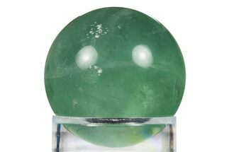 Polished Green Fluorite Sphere - China #319763