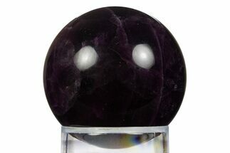 Purple Banded Fluorite Sphere - China #319778