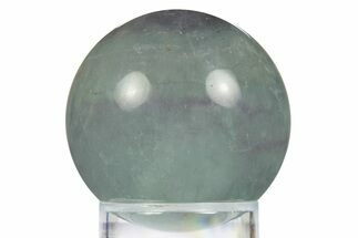 Polished Green Fluorite Sphere - China #319782