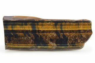 Polished Blue & Orange Tiger's Eye Slab - South Africa #320057