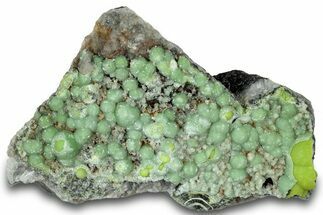 Sparkly Botryoidal Green Wavellite Formation - Arkansas #320550