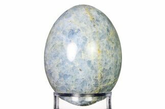 Polished Blue Calcite Egg - Utah #322402