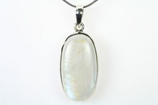 Adularescent Moonstone Pendant (Necklace) - Sterling Silver #321640