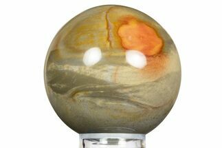 Polished Polychrome Jasper Sphere - Madagascar #323602