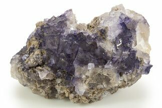 Deep Purple Fluorite Crystals - Múzquiz, Mexico #323897