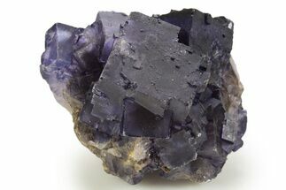 Deep Purple Fluorite Crystals - Múzquiz, Mexico #323901