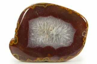 Tumbled Banded Agate Nodule - Kerrouchen, Morocco #324016