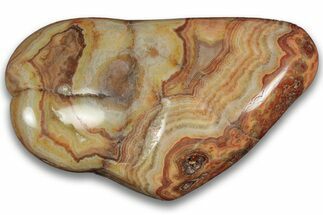 Polished Banded Crowley Ridge Agate - Arkansas #323988