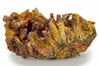 Vibrant Orpiment Crystal Cluster - China #324443