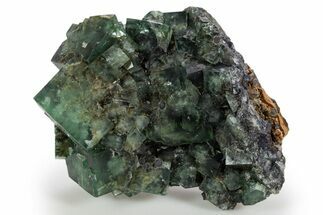 Fluorescent Green Fluorite Cluster - Diana Maria Mine, England #324344