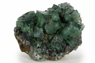 Fluorescent Green Fluorite Cluster - Diana Maria Mine, England #324345