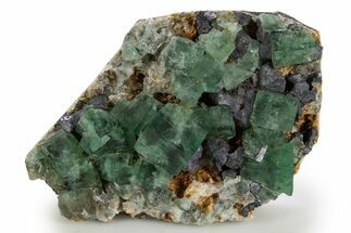 Fluorescent Green Fluorite Cluster - Diana Maria Mine, England #324351