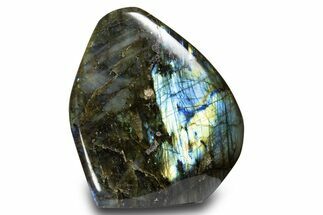 Flashy, Free-Standing Polished Labradorite - Madagascar #325220