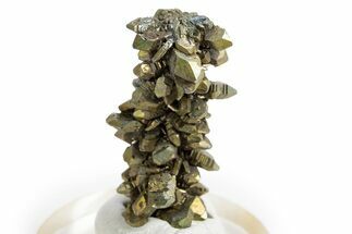 Glistening Marcasite Crystal Stalactite - Linwood Mine, Iowa #326012