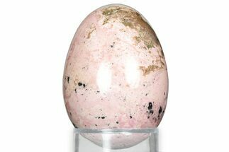 Polished Rhodonite Egg - Colorado #326749