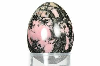 Polished Rhodonite Egg - California #326764