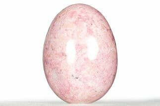 Polished Rhodonite Egg - Colorado #326770