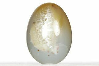 Polished Banded Brazilian Agate Egg #326821
