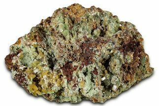 Wulfenite & Green Botryoidal Mimetite Association - Mexico #327465