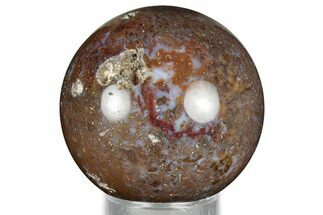 Colorful, Polished Ocean Wave Jasper Sphere - Madagascar #327410