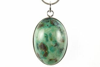 Chrysocolla & Malachite Pendant (Necklace) - Includes Chain #327655
