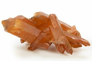 Tangerine Quartz Crystal Cluster - Brazil #328852