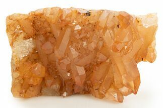 Tangerine Quartz Crystal Cluster - Brazil #328855
