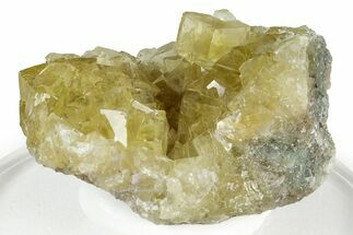 Gemmy Yellow Fluorite Cluster - Spain #327150
