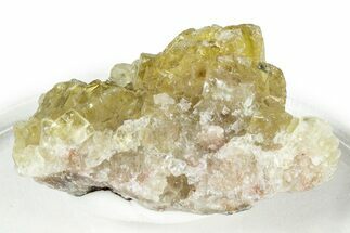 Gemmy Yellow Fluorite Cluster - Spain #327161