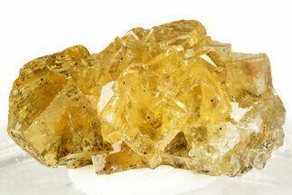 Gemmy Yellow Fluorite Cluster - Spain #327169