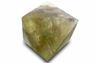 Polished Colorful Fluorite Octahedron - China #328786