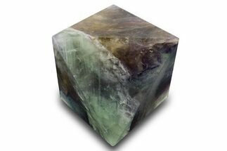 Polished Colorful Fluorite Octahedron - China #328796