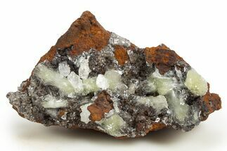Sparkling Adamite Crystals on Matrix - Ojuela Mine, Mexico #327093