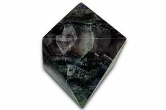 Polished Colorful Fluorite Octahedron - China #328805