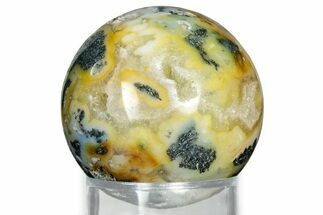 Colorful Polished Marcasite Agate Sphere - Indonesia #330215
