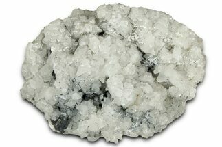 Calcite Crystal Cluster with Pyrite - Mexico #330536
