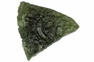 Green Moldavite Tektite ( g) - Czech Republic #330762