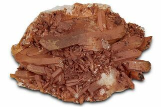 Tangerine Quartz Crystal Cluster - Brazil #328924