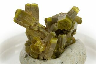 Forest-Green Pyromorphite Crystal Cluster - China #330101