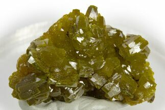 Lustrous Forest-Green Pyromorphite Crystal Cluster - China #330116