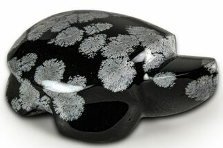 Polished Snowflake Obsidian Turtle - California #331612