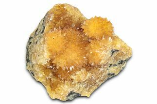 Intense Orange Calcite Crystal Cluster - Poland #332030