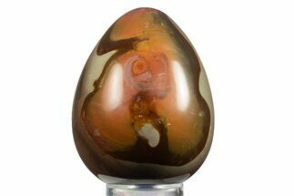Polished Polychrome Jasper Egg - Madagascar #331716