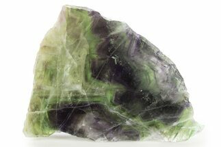 Colorful, Polished Fluorite Slab - China #287183