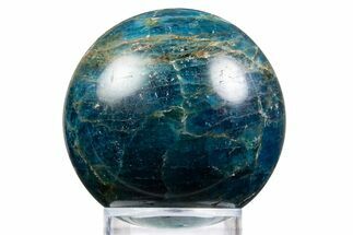 Bright Blue Apatite Sphere - Madagascar #334012