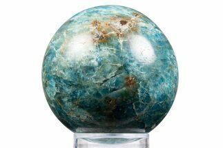 Bright Blue Apatite Sphere - Madagascar #334023